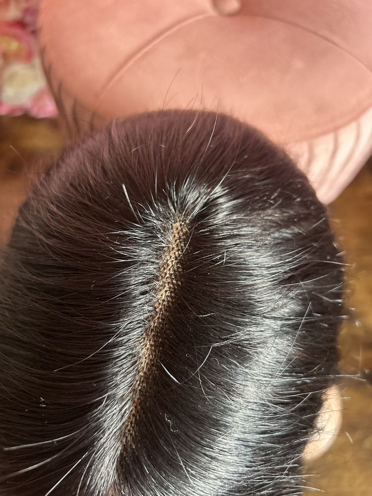 Peruka na siatce lace front włosy naturalne ludzki włos wig human hair