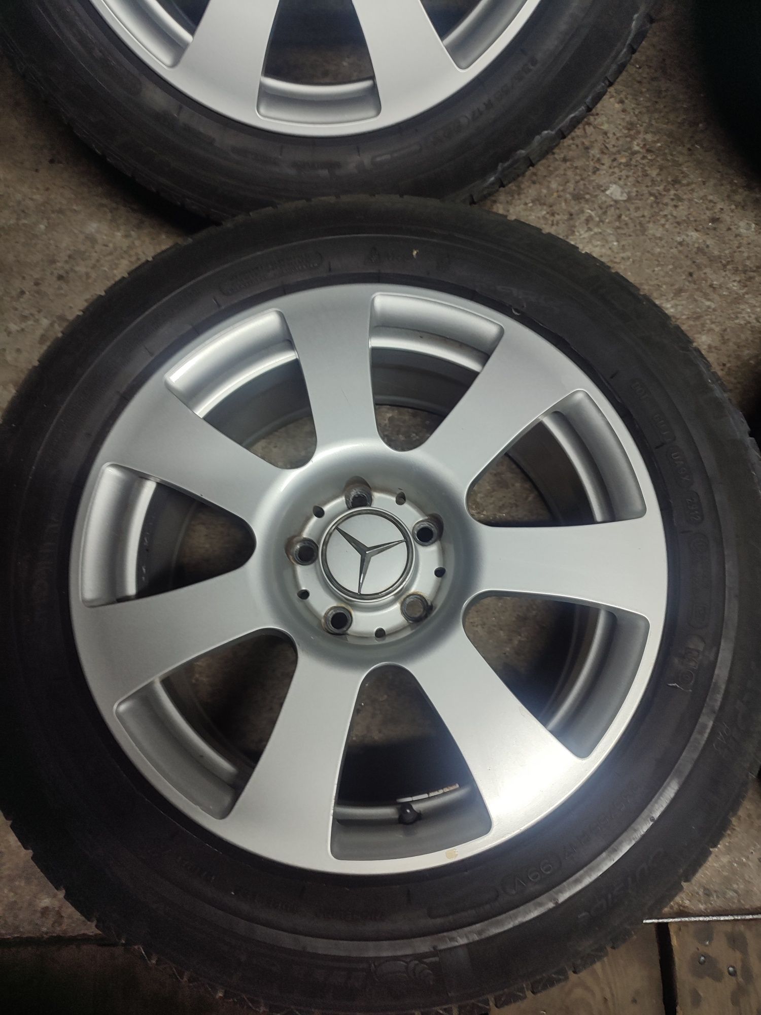 Oryginalne Alufelgi Mercedes 17" 5x112 + dekielki