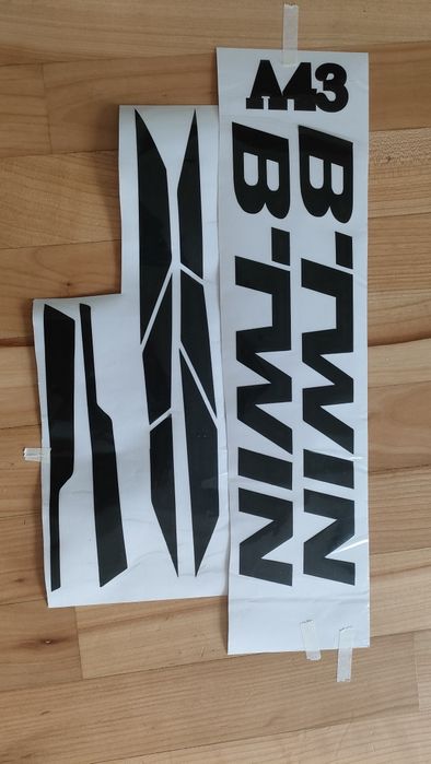 Naklejki B twin, rower, rama