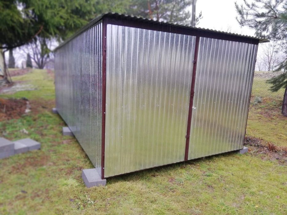 Garaż blaszany 3x5! Blaszak Schowek, Magazyn 2x3, 4x5 6x6 7x8 9x5 4x6
