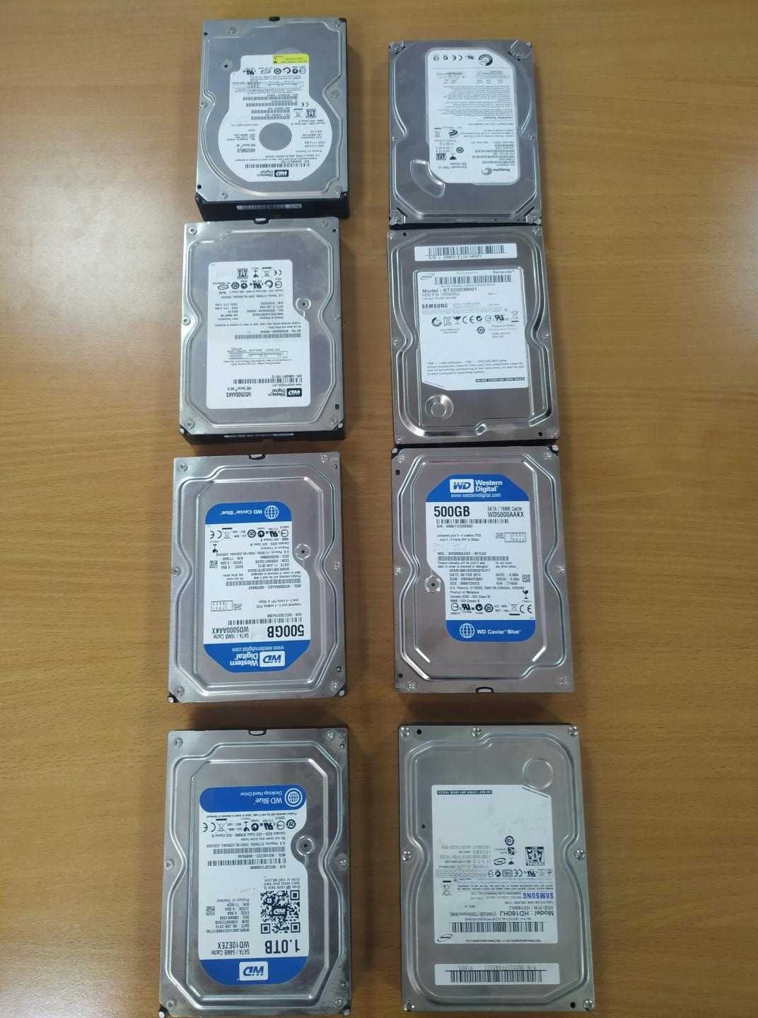 Жесткий диск HDD 2.5 3.5 SATA 120,160,200,250,320,500,1000Gb БУ
