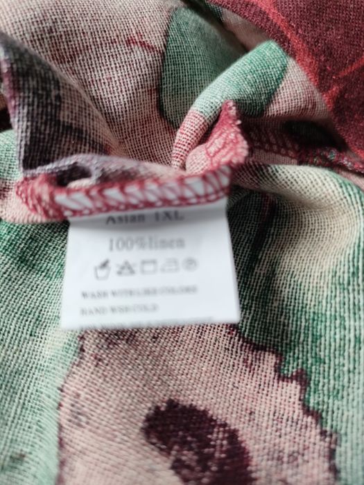 Sukienka lniana kolorowa L/XL