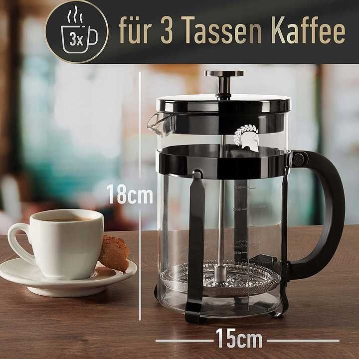 Kawiarka dzbanek zaparzaczka do kawy i herbaty Barista Legends 800 ml