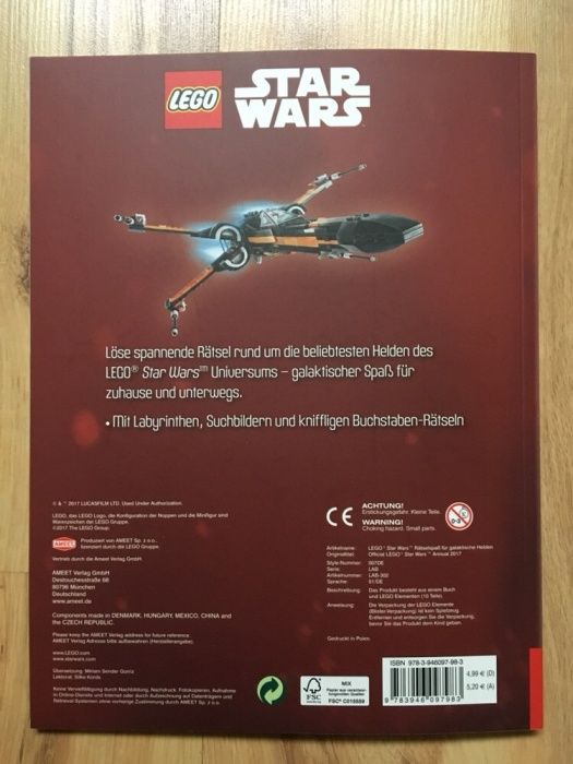 LEGO Star Wars - książka z łamigłówkami po niemiecku