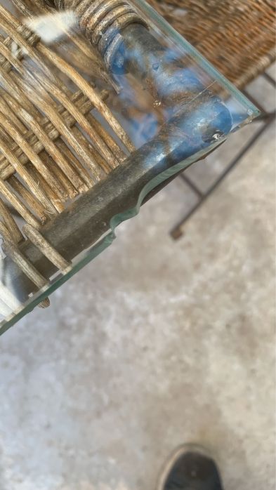 Mesa Palhota + 4 cadeiras - 130x75