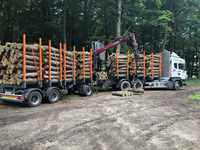 Transport Drewna HDS, stosowego, kłody, papierówki, opału od 1,50mb.