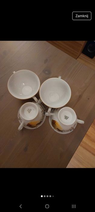 Sprzedam 4 bulionówki 300 ml do serwowania