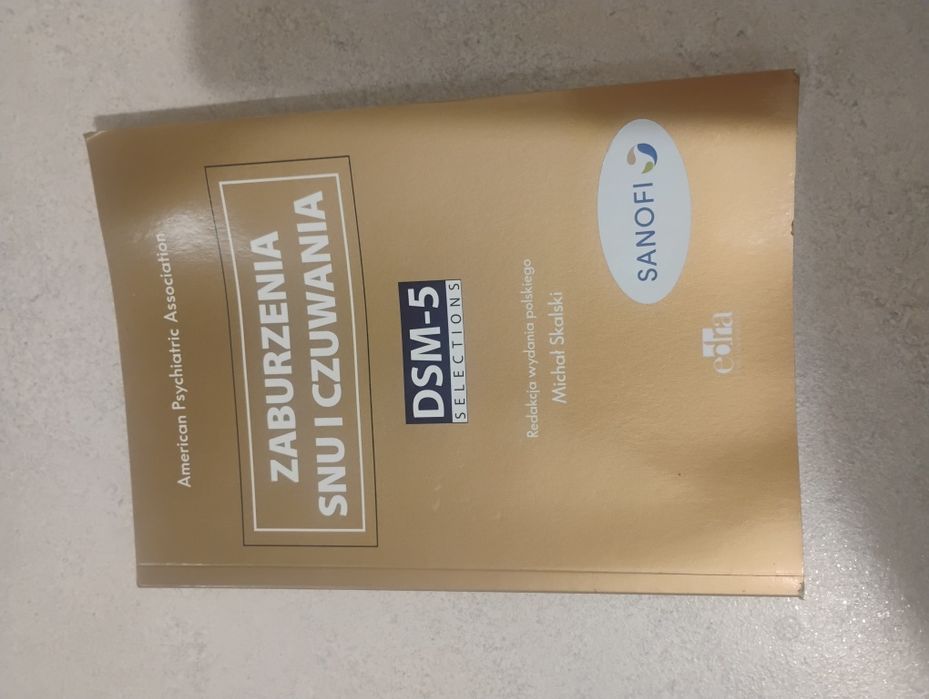 Książka naukowa Zaburzenia snu i czuwania Dsm-5