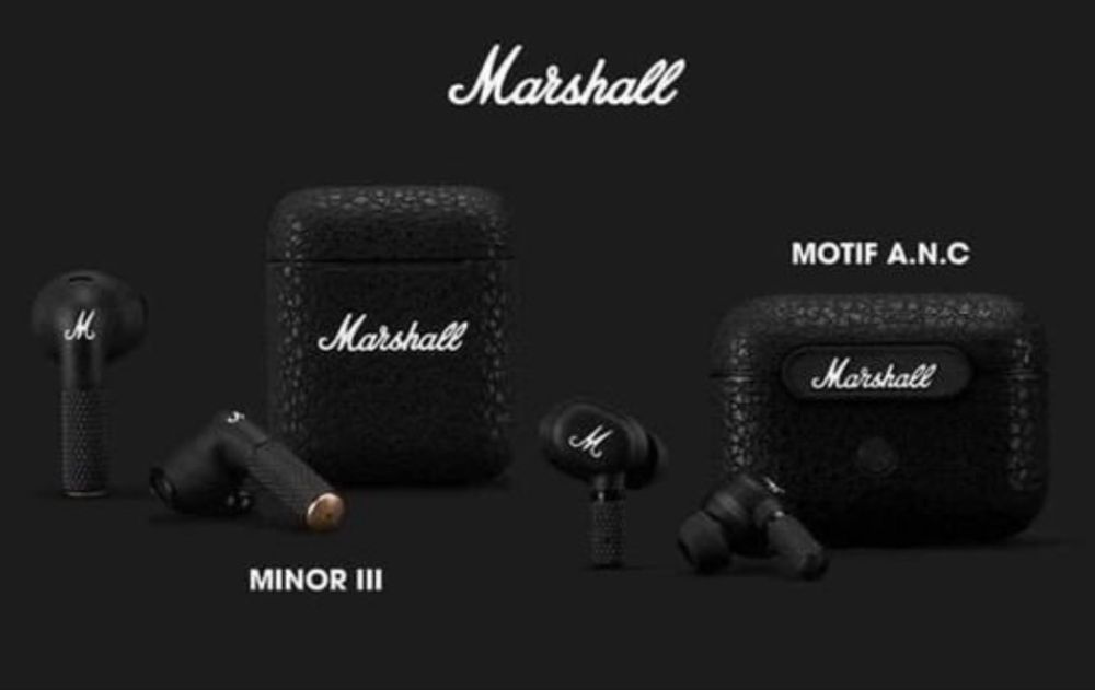 MARSHALL MINOR III TWS,  MOTIF ANC True Беспроводные наушники