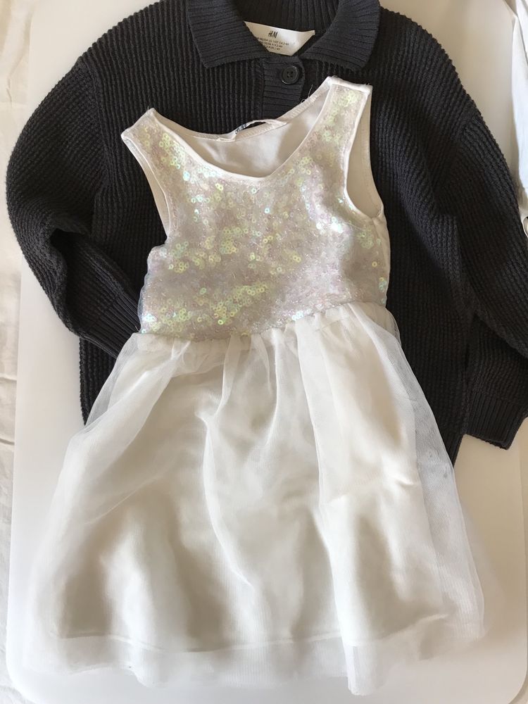 Nowy gofrowany sweterek rozpinany H&M 98cm