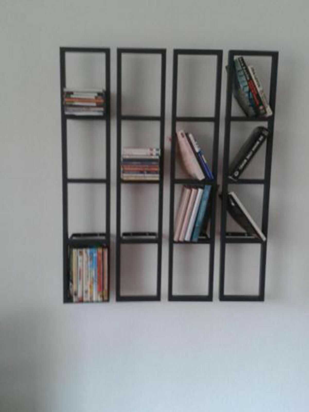 Suporte minimalista de CDs/DVDs/Livros IKEA Lerberg