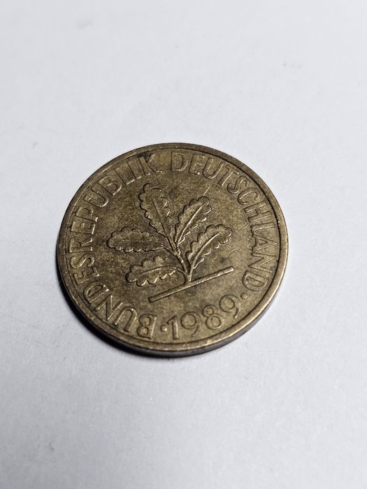 Moneta nr.45 nominał 10 pfennig rok 1989 za 10 zł