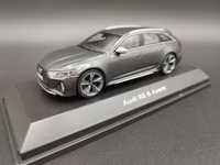 1:43 Minichamps Audi RS 6 Avant C8 Daytona Grey Matt model