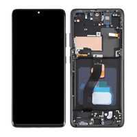 Ecrã LCD + Touch para Samsung Galaxy S21 Ultra -Preto e Pratado (OLED)