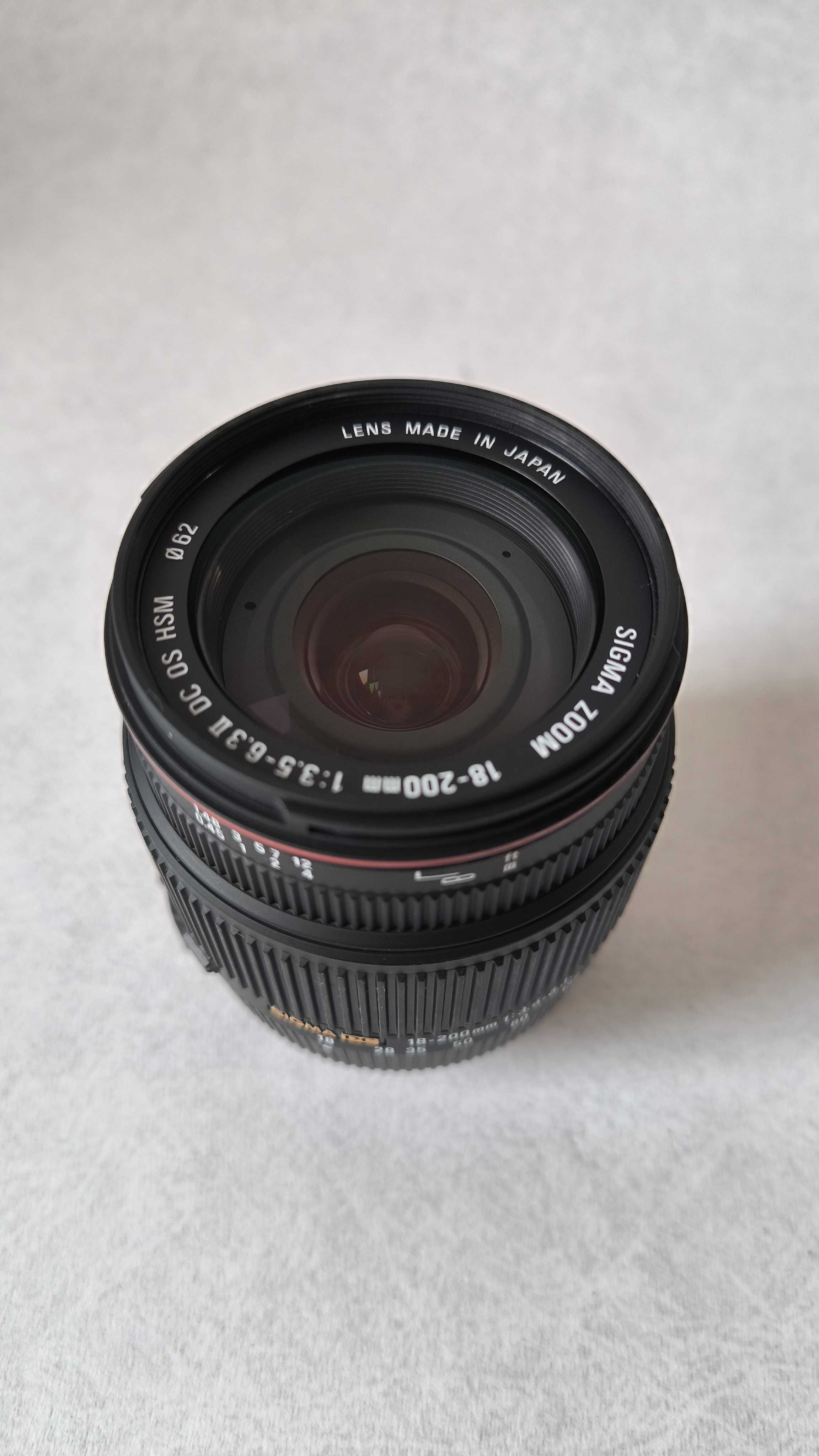 Об'єктив Sigma AF 18-200mm F3.5-6.3 DC II OS HSM (Nikon)
