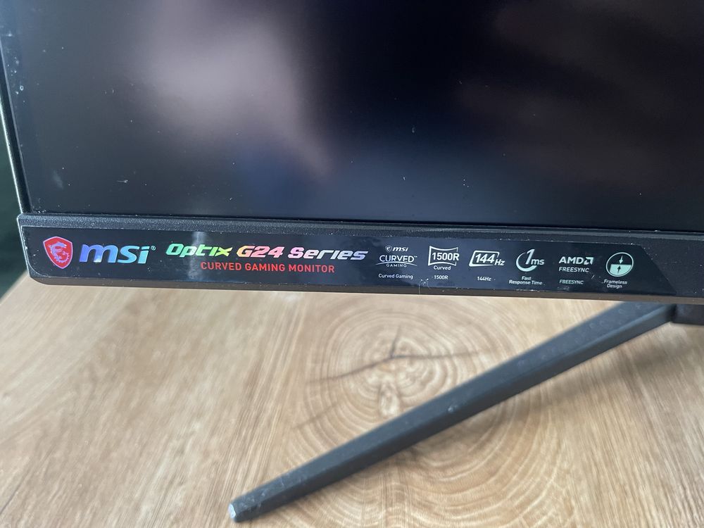 MSI Optix G24 Curved, 144 Гц, VA) — Б/у