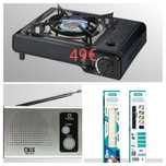 Kit fogão ,radio, lanterna solar