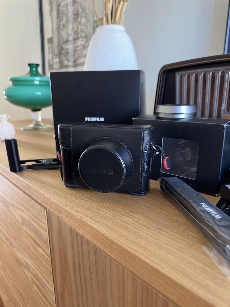 Fujifilm x100f com acessorios