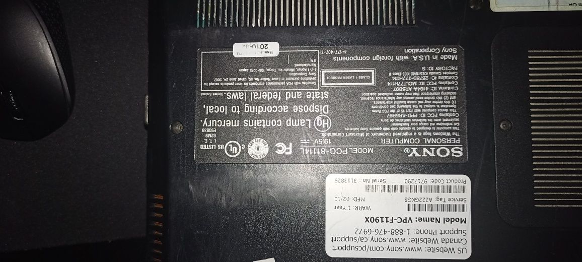 Продаю ноутбук Sony VAIO