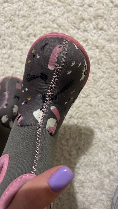 Сапоги зимние детские на дівчинку  чоботи Bogs 22 р