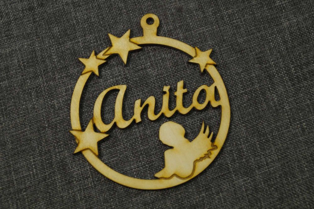 bombka na choinkę z imieniem, ozdoba świąteczna