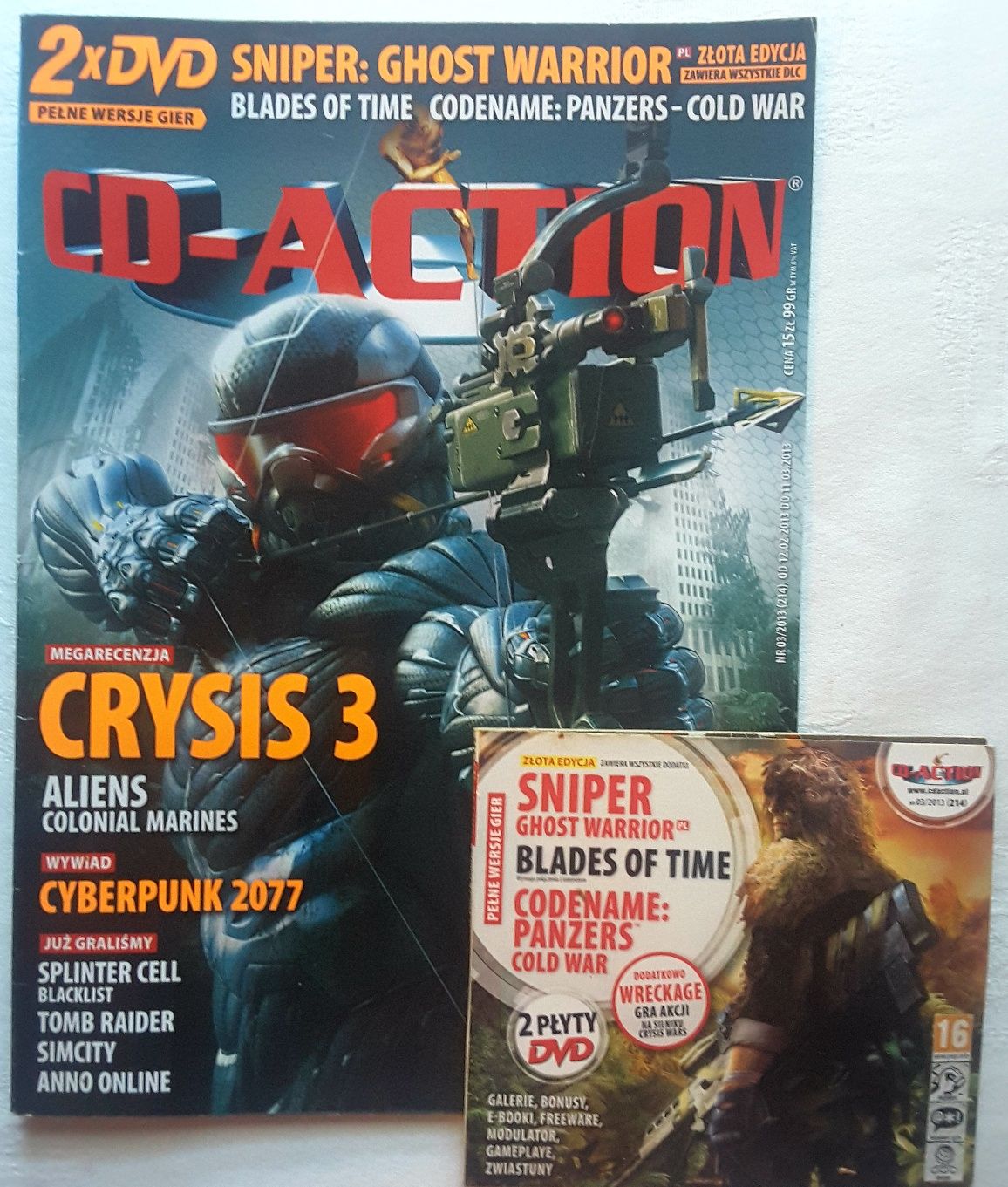 CD ACTION nr 03/2013 (214) + 2 x DVD