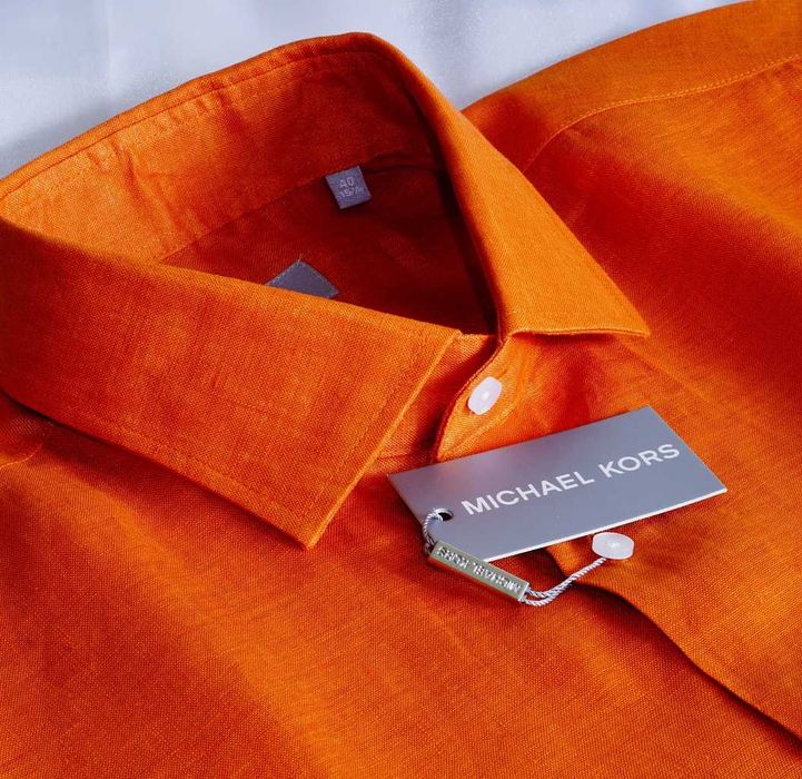 Michael Kors koszula lniana slim XL 44 guess barba napoli ck RRP €340