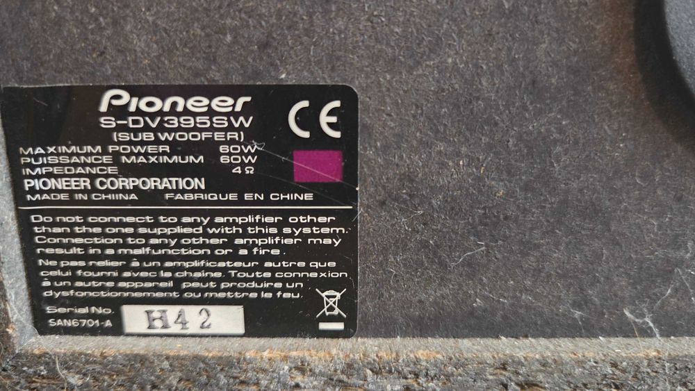 zestaw kina domowego DVD , Pioneer