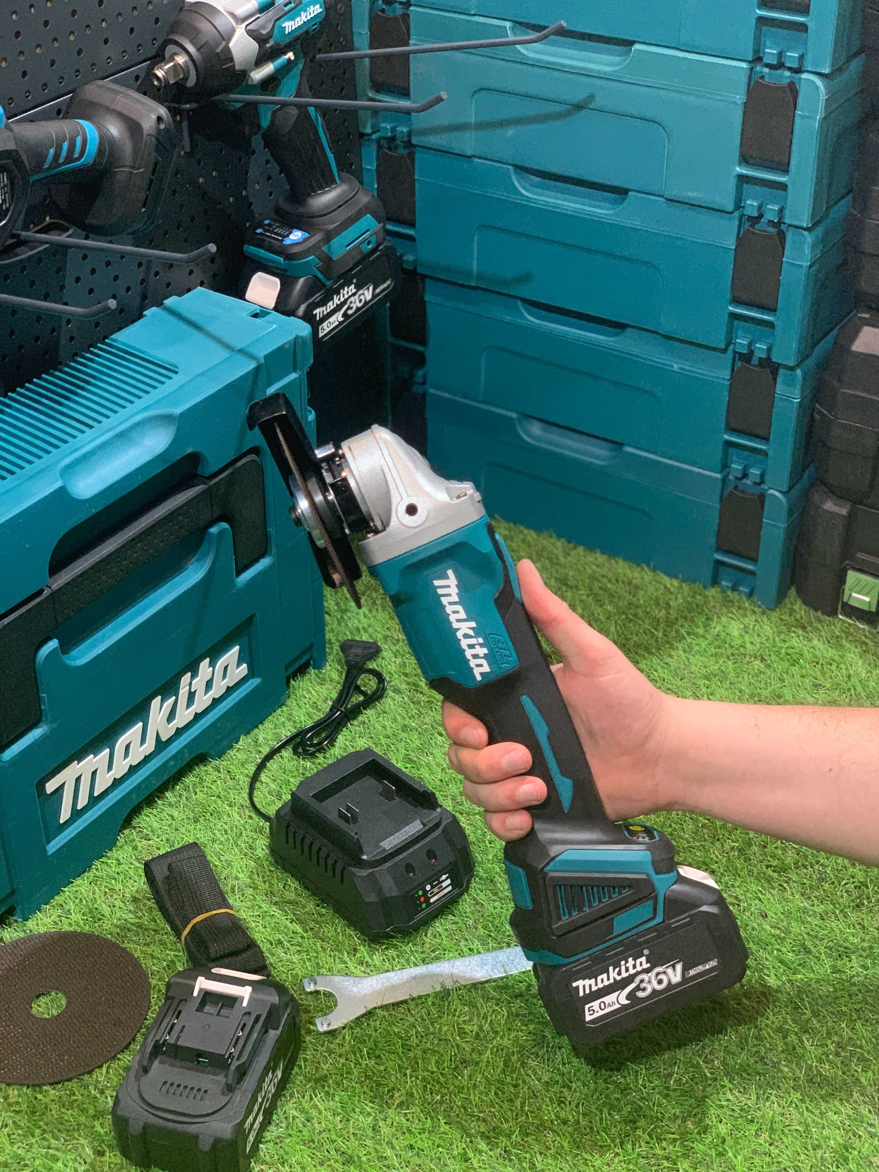 Акумуляторна болгарка Makita DGA504 Аккумуляторная угловая шлифмашина