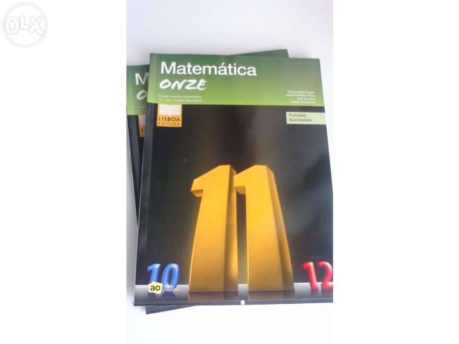 Manual Matemática 11 - Lisboa Editora - NOVO