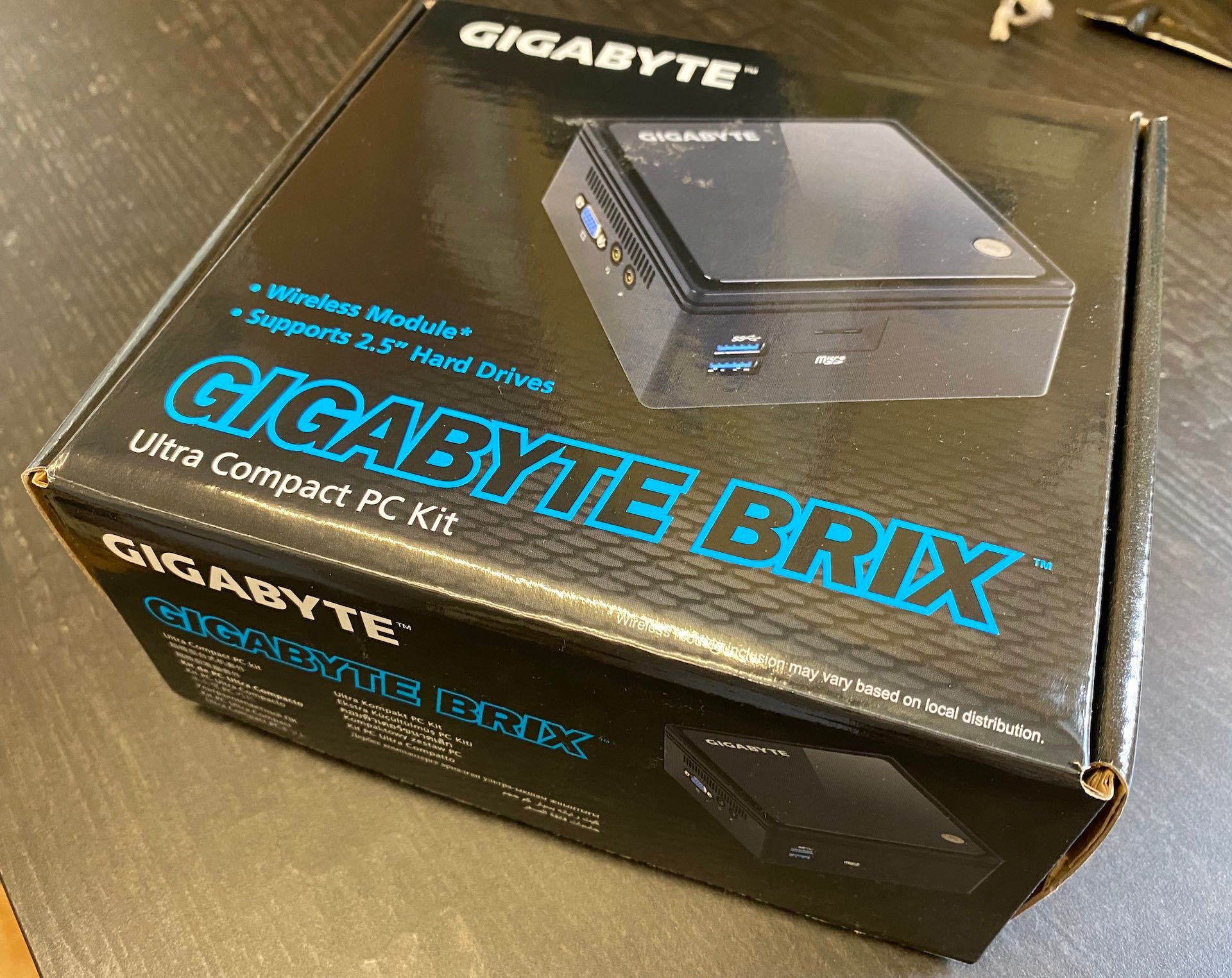 minikomputer mini pc gigabyte brix komplet