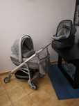 Carro para bebe (carro, ovo e alcofa)