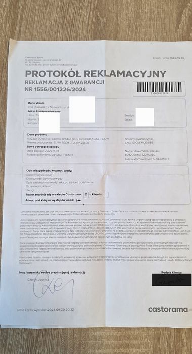Czujnik czadu i gazu nowy