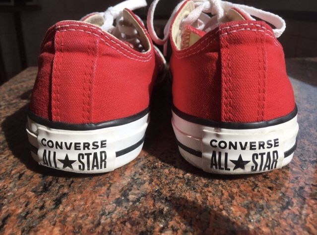 Trampki converse 37.5 czerwone niskie jak nowe