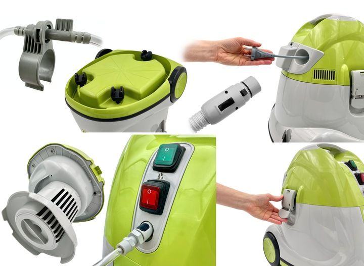 Odkurzacz Piorący I Wodny+karcher Płyn+chemia+hepa