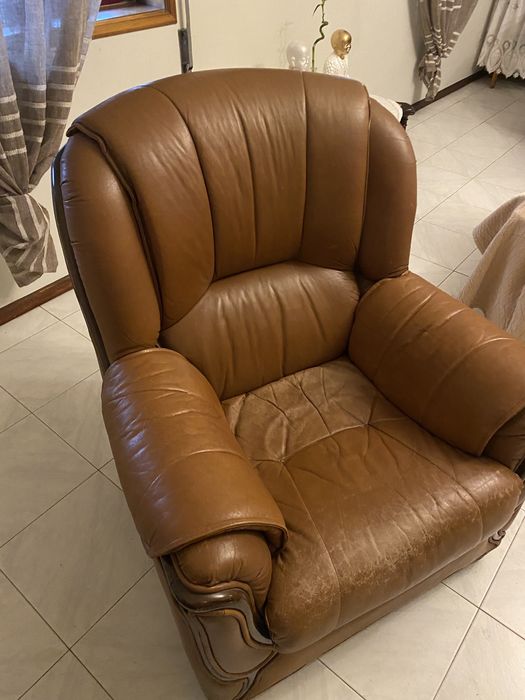 Sofás de sala todos de pele