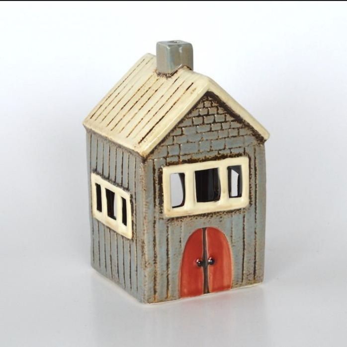 Керамічний будиночок-свічник