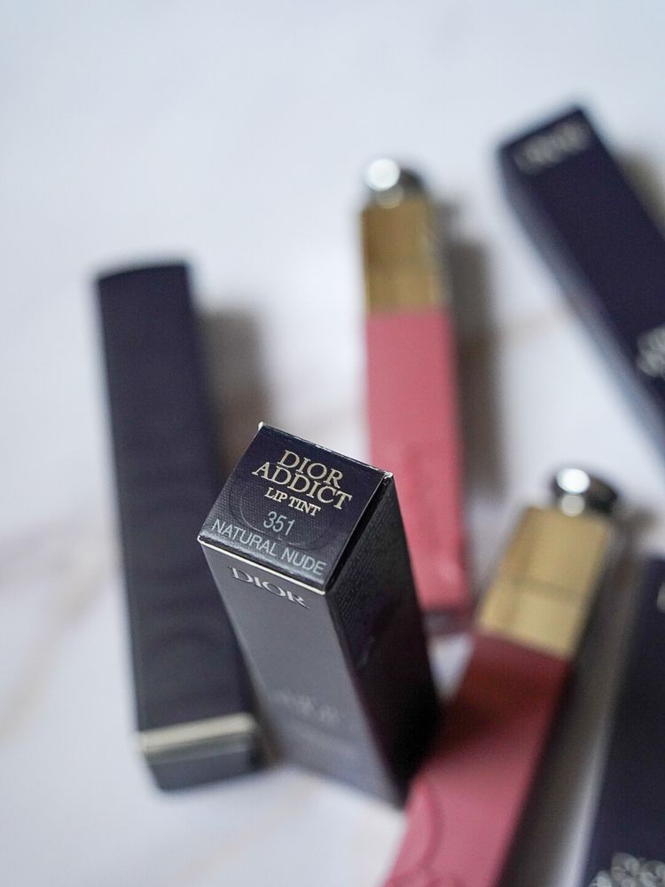 Тінт для губ діор dior addict lip tint 351 natural nude