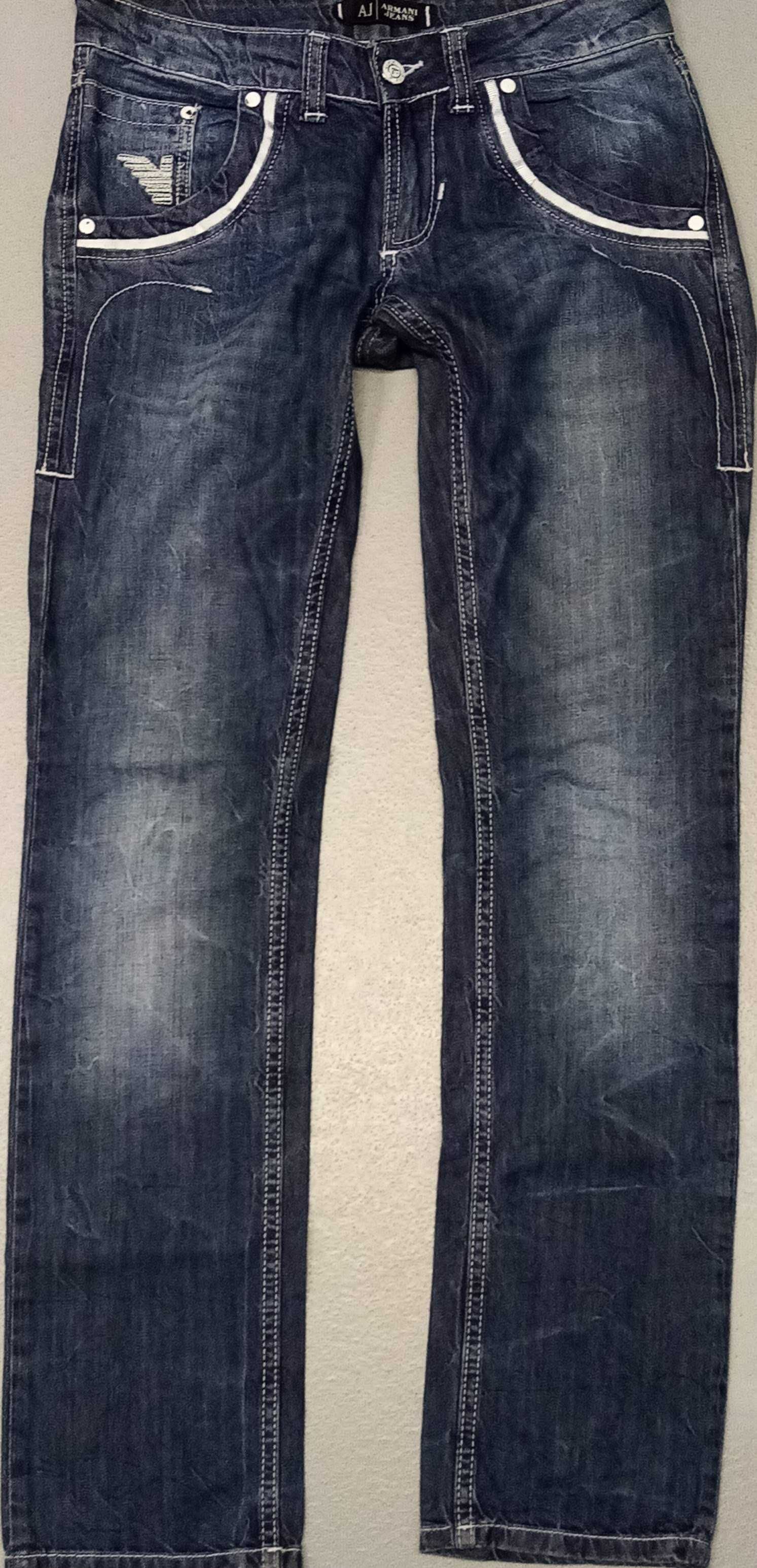 R) ARMANI JEANS oryginalne damskie spodnie jeansowe Roz.27