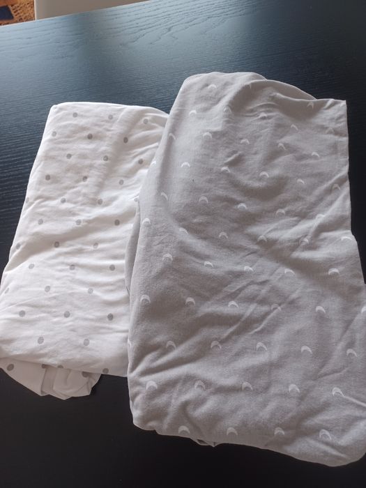 LENAST
Prześcieradło dziecięce, w kropki/Księżyc, 60x120 cm