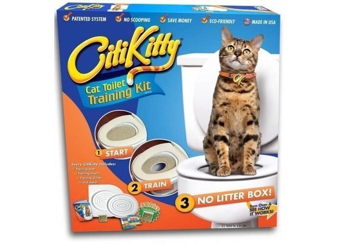 Лоток для приучения кошек к унитазу Citi Kitty Cat Toilet Training