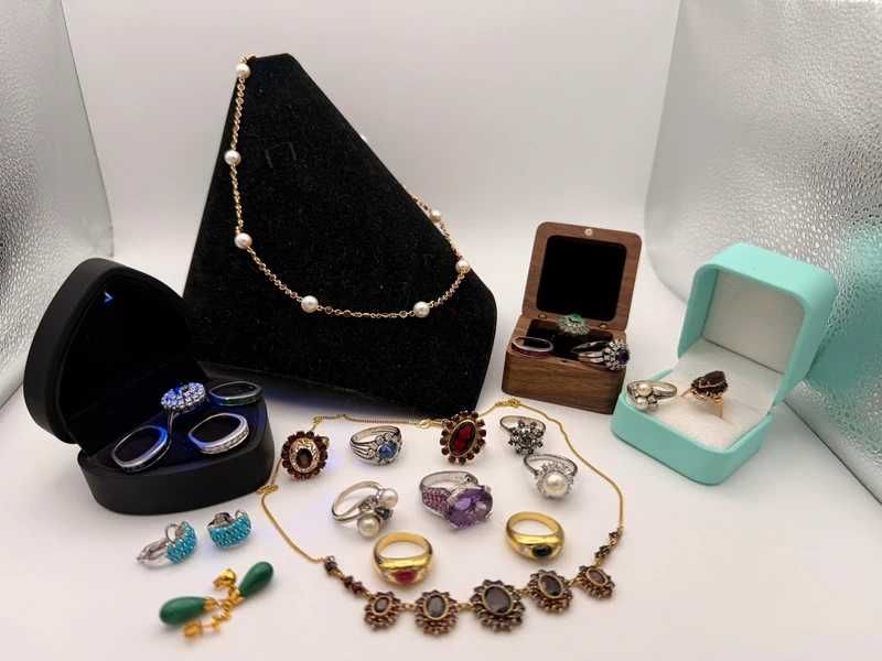 Ekskluzywny zestaw złotych pierścionków | próby 333/585/750