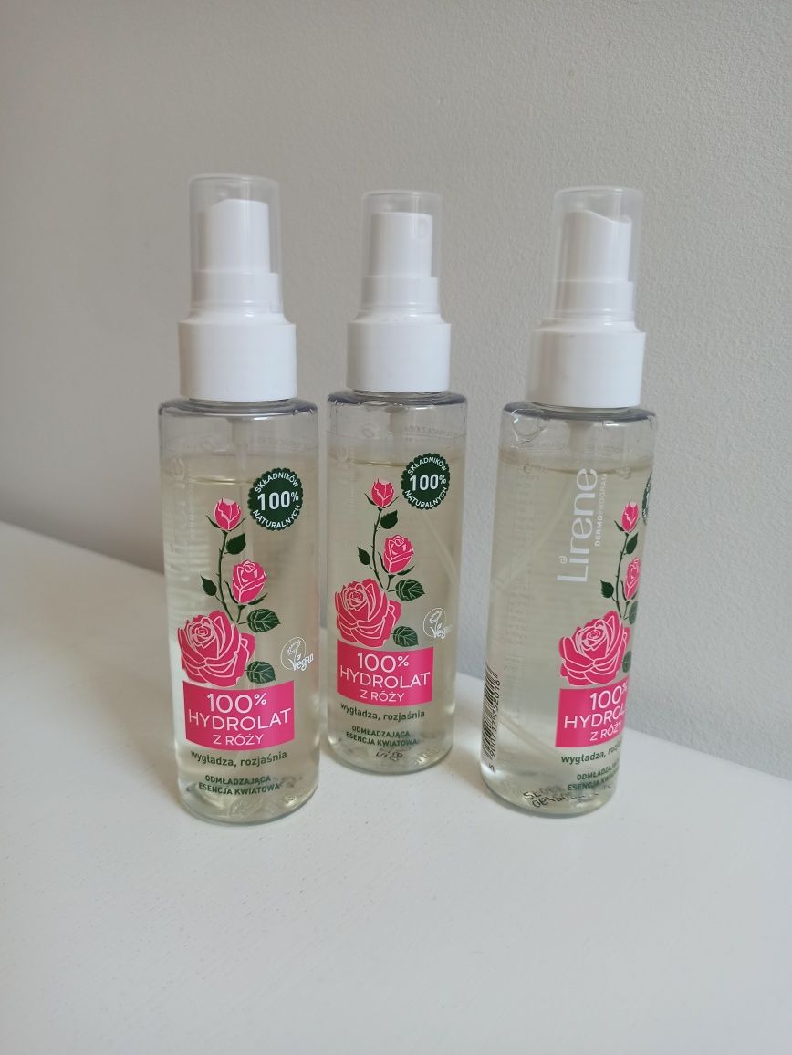 Hydrolaty różane Lirene 100 ml NOWE