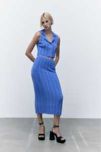 Костюм спідниця топ кофта блузка Zara плаття суконка