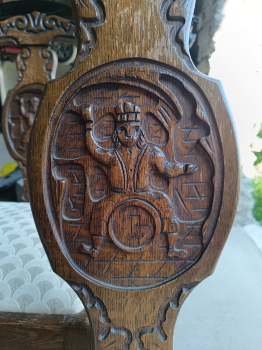 Stare krzesła do jadalni 6 sztuk