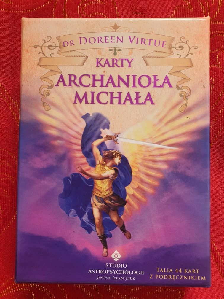 Karty Doreen Virtue Archanioła Michała Oryginaln duże Wyrocznia Oracle