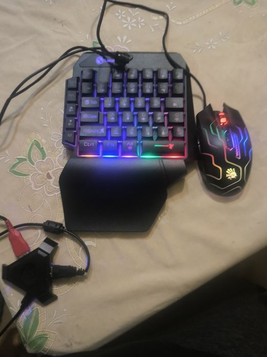 Клавиатура и мышка для игр на телефоне или планшете