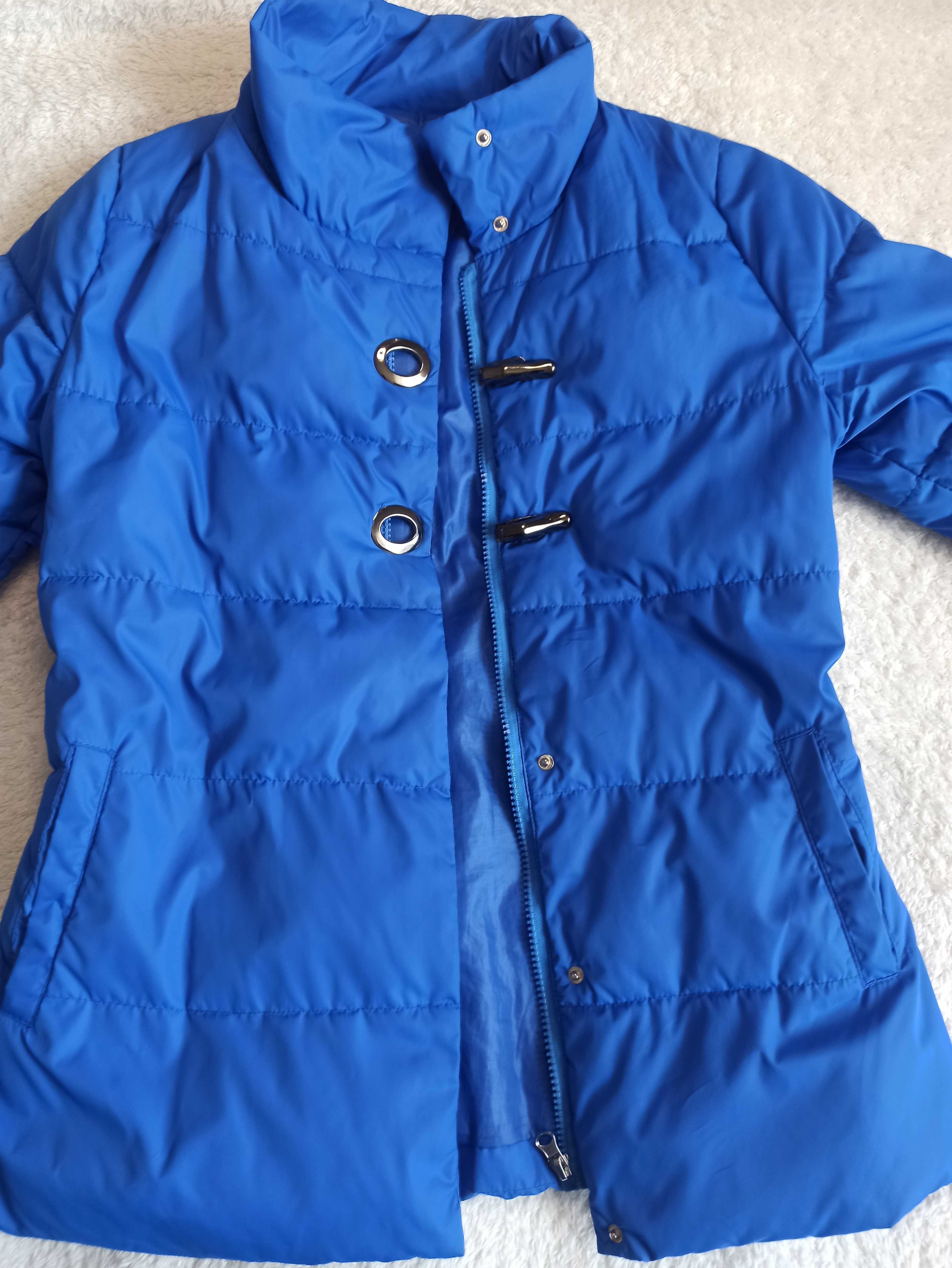 Куртка на осінь/весну жіноча, р.М (демі, верхній одяг, синя)