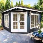 CASA DE MADEIRA - STOCK MODELO VICTORIA de 3x3 e 4x4