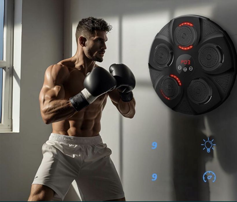 Tarcza Rękawice Worek Bokserski Treningowy 9 Trybów Sportowych Boks
